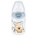 NUK First Choice+ шише ПП150мл силикон цуцла  "Winnie the Pooh" (0-6мес.) - Temperature Control