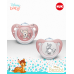 NUK Цуцла Лажалка Анатомска силикон "Disney Bambi" (0-6mes. 2/box)