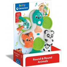 Clementoni Baby Round and Round Animals "Вртелешка Интерактивна" 6m+