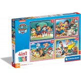 Clementoni Paw Patrol пазли сет 4во1 - 12+16+20+24 пар.3г+