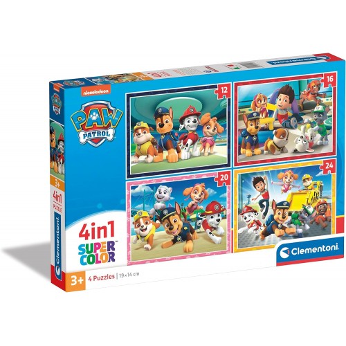 Clementoni Paw Patrol пазли сет 4во1 - 12+16+20+24 пар.3г+