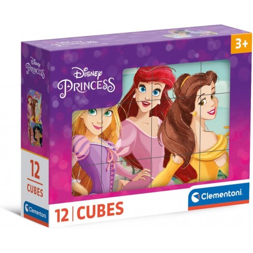 Clementoni Disney Сложувалка 12 Коцки "Disney Princess" 3г+