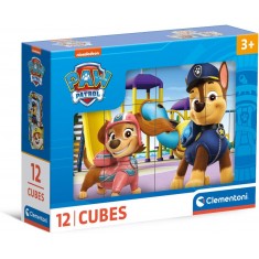 Clementoni Сложувалка 12 Коцки "Paw Patrol" 3г+